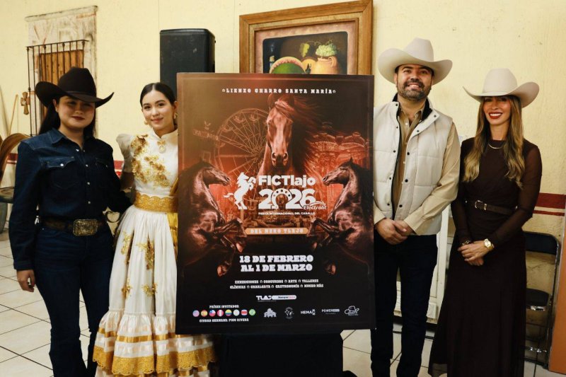 Gerardo Quirino presenta la Fiesta Internacional del Caballo y la Charrería 2026